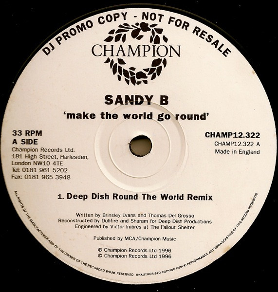 Sandy B — Make The World Go Round