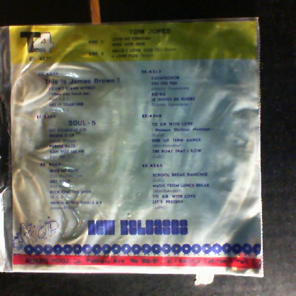 Various Doors: Jones Tom: People — Hello I love you/I love you/Love me tonight, Hide and Seek