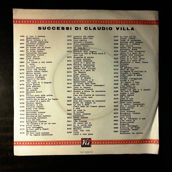 Villa Claudio — Samba Alla Fiorentina / Arrivederci Roma