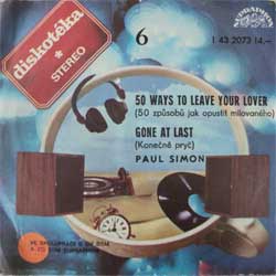 PAUL SIMON — 50 Ways To Leave Your Lover (50 Zpusobu Jak Opustit Milovaneho) - Gone At Last (Konecne Pryc)