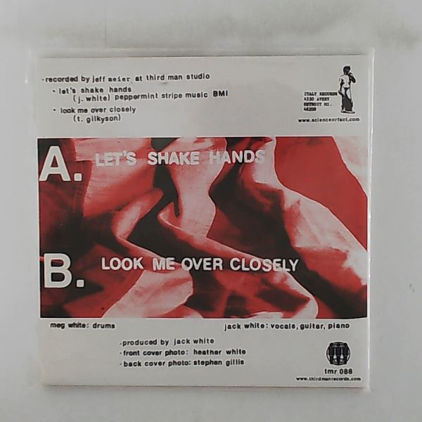 White Stripes — Let's Shake Hands / Look Me Over Closely