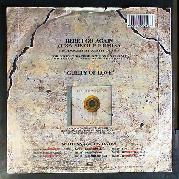 Whitesnake — Here I Go Again (USA Single Remix)