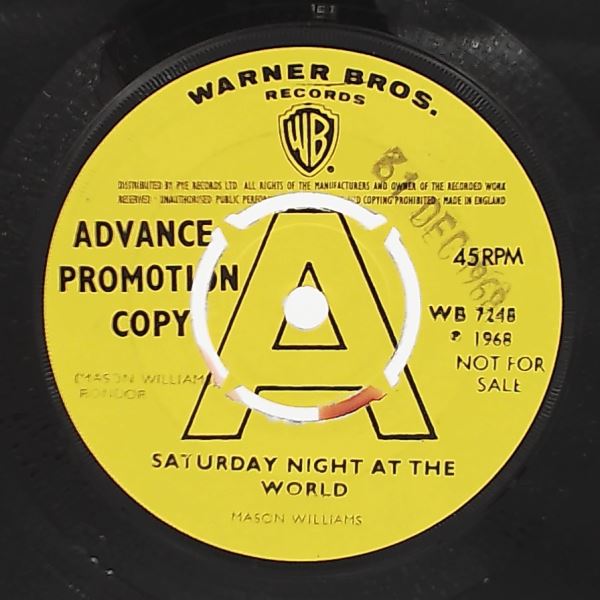 Williams Mason — Saturday Night At The World / One Minute Commercial