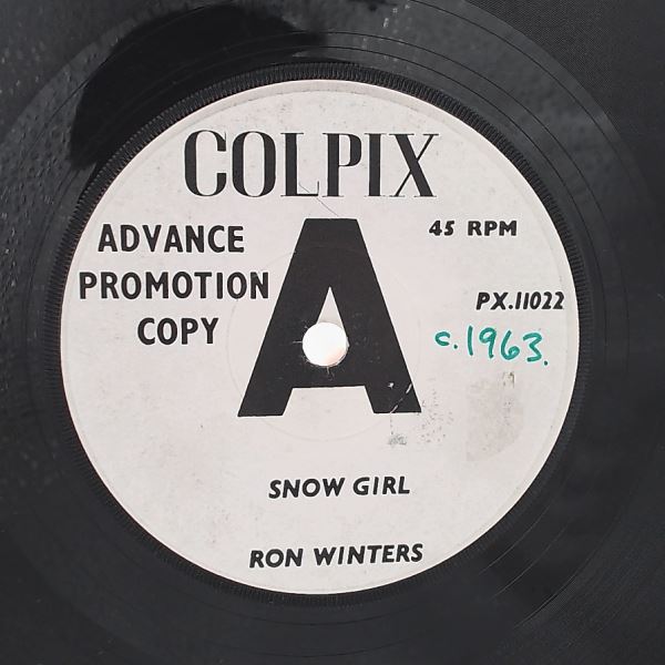 Winters Ron — Snow Girl / In The Middle Of The Morning