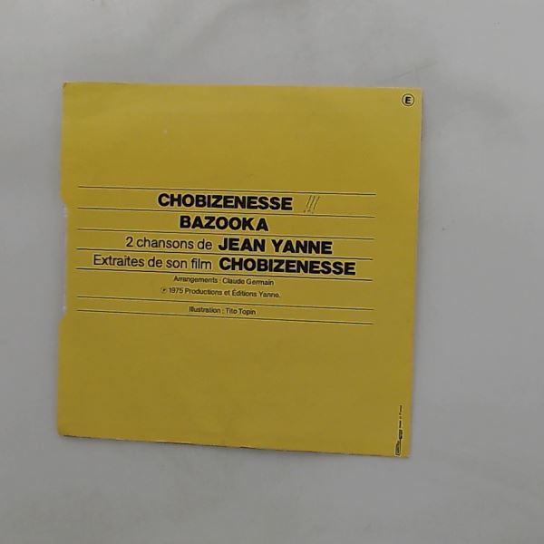 Yanne Jean — Chobizenesse / Bazooka