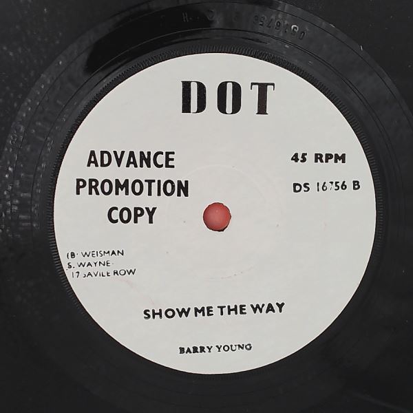 Young Barry — One Has My Name (The Other Has My Heart) / Show Me The Way