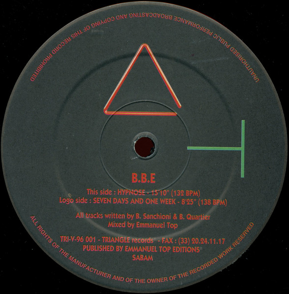 B.B.E. — Seven Days And One Week