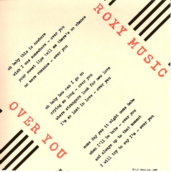 Roxy Music — Over You
