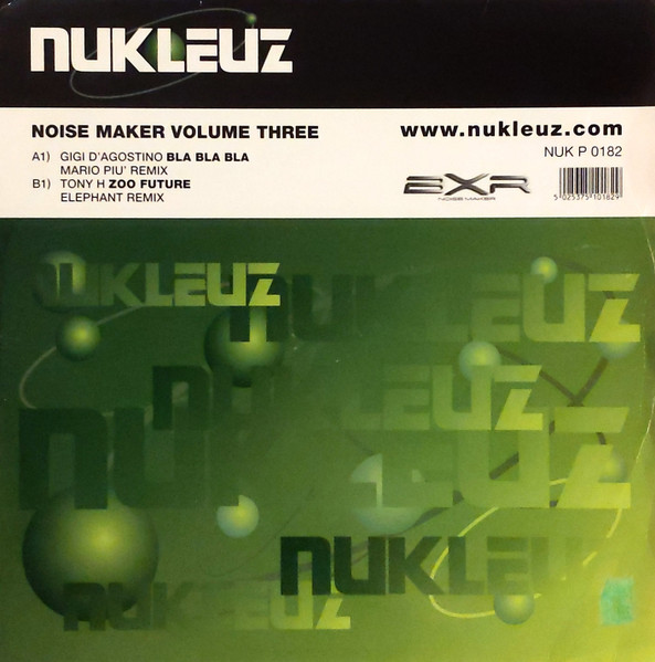 Gigi D'Agostino / Tony H — Noise Maker Volume Three