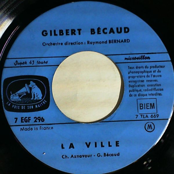 Becaud Gilbert — La Ville