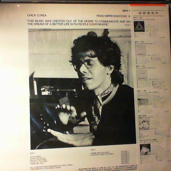 Chick Corea — Piano Improvisations Vol. 1