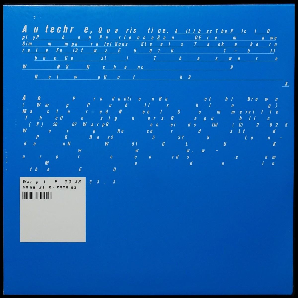 Autechre — Quaristice