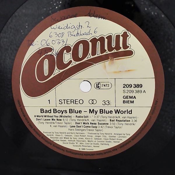 Bad Boys Blue — My Blue World