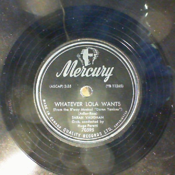Vaughan Sarah — Whatever Lola Wants / Oh Yeah