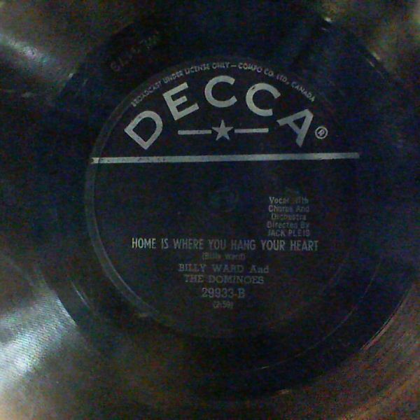Ward Billy And His Dominoes — Home is Where You Hang Your Heart/St. Therese of Roses