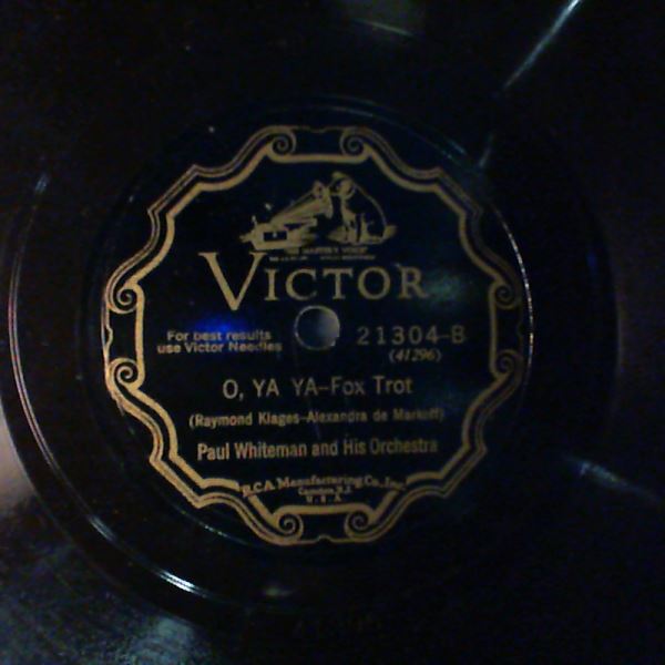 Whiteman Paul & His Orchestra — Parade Of The Wooden Soldiers / O, Ya Ya