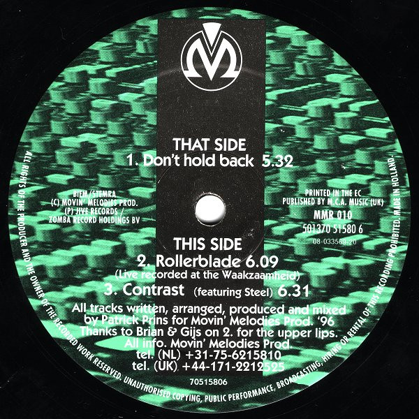 Movin' Melodies — Don't Hold Back