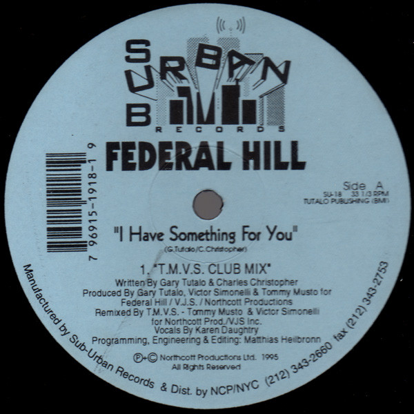 Federal Hill — I've Got Something For You