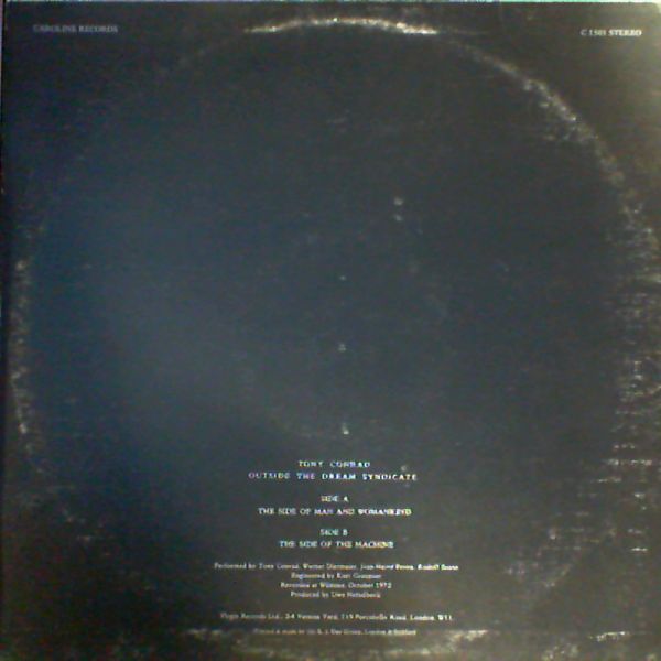 Conrad Tony — Outside the Dream Syndicate