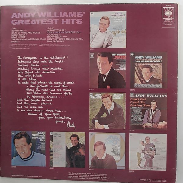 Williams Andy — Williams Andy Greatest Hits
