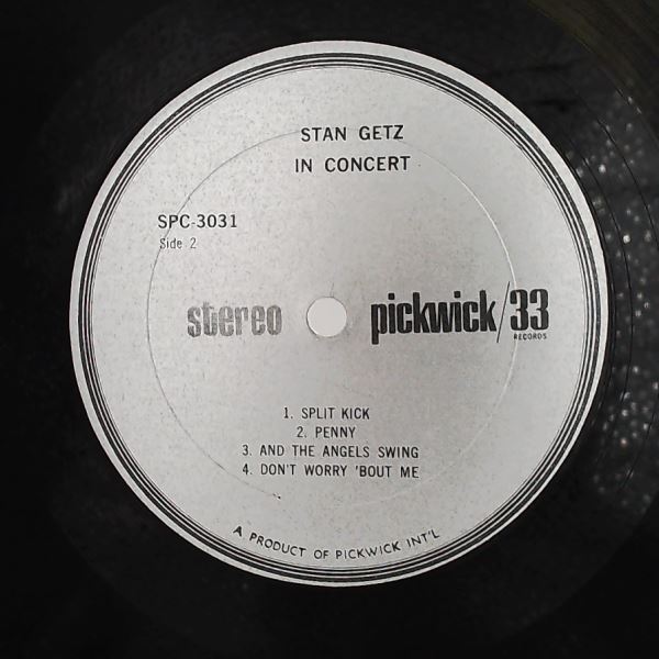 Getz Stan — Getz Stan In Concert