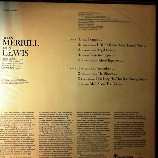 Lewis John / Merrill Helen — Lewis John / Merrill Helen