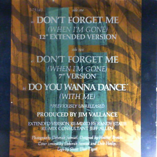 Glass Tiger — Don`t forget me