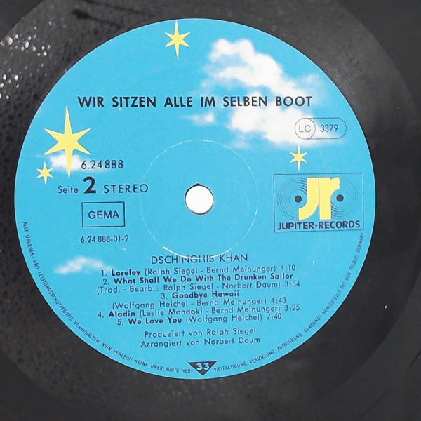 Genghis Khan (Dschinghis Khan) — Wir Sitzen Alle Im Selben Boot