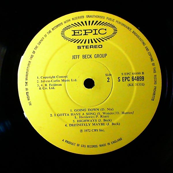 Jeff Beck — Jeff Beck Group