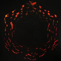 C418 — Minecraft volume beta - fire splatter vinyl