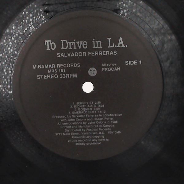 Ferreras Salvador — To Drive In L.A.