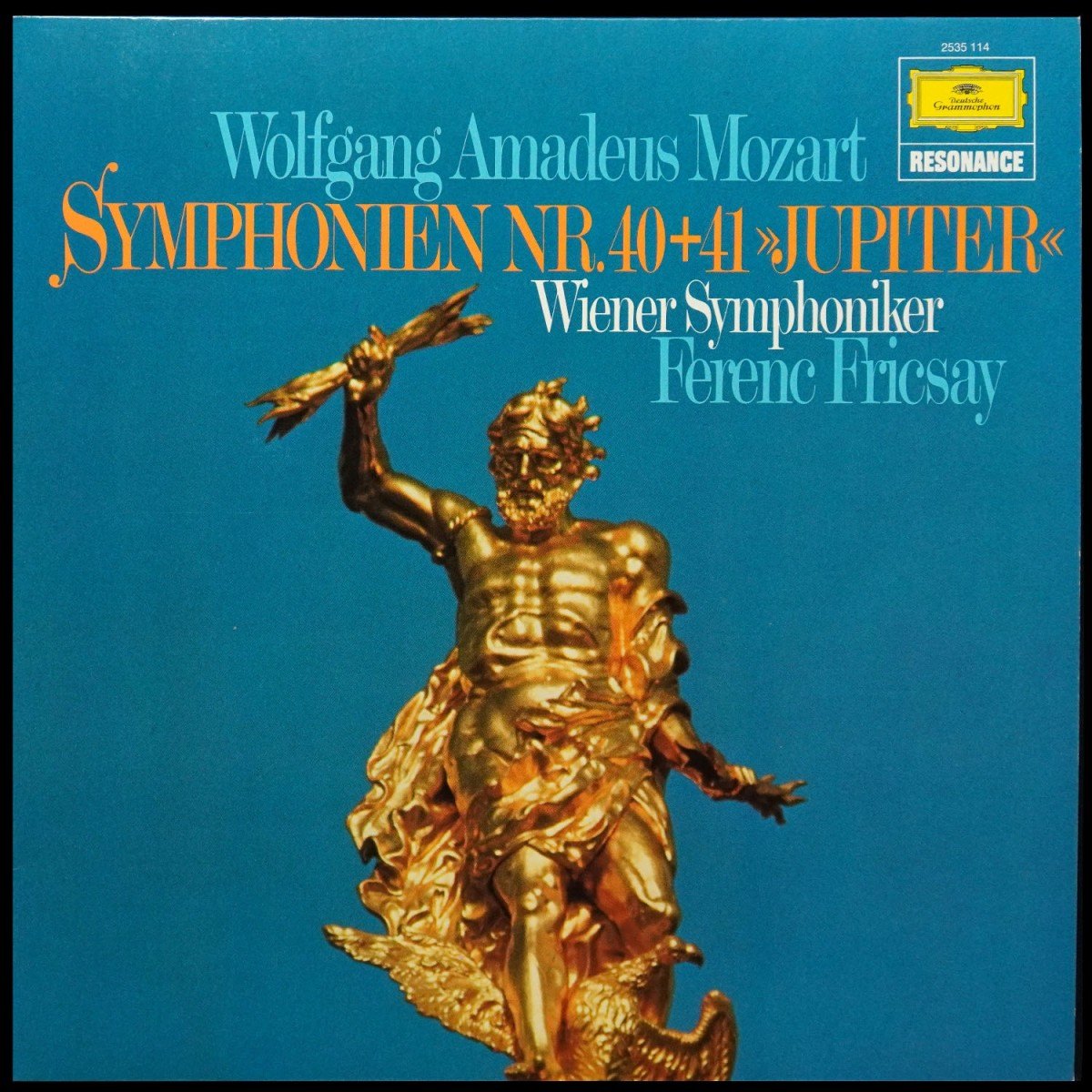 Ferenc Fricsay / Wiener Symphoniker — Mozart: Symphonien Nr. 40 G-moll / Nr. 41 C-dur "Jupiter"