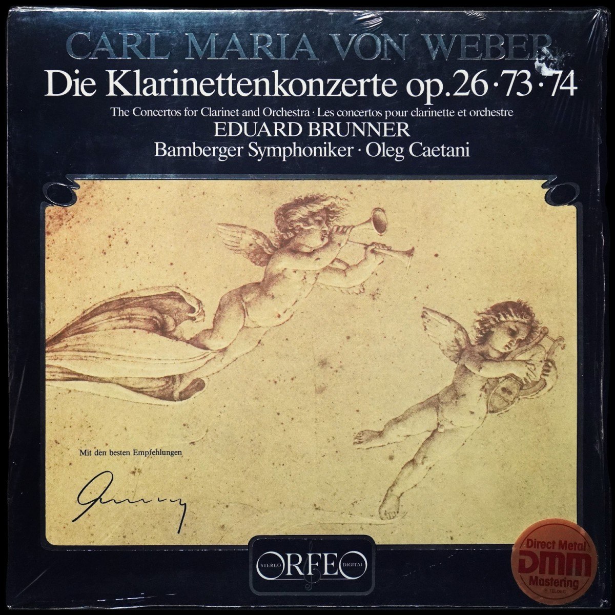 Oleg Caetani / Bamberger Symphoniker — Carl Maria von Weber; Brunner: Die Klarinettenkonzerte