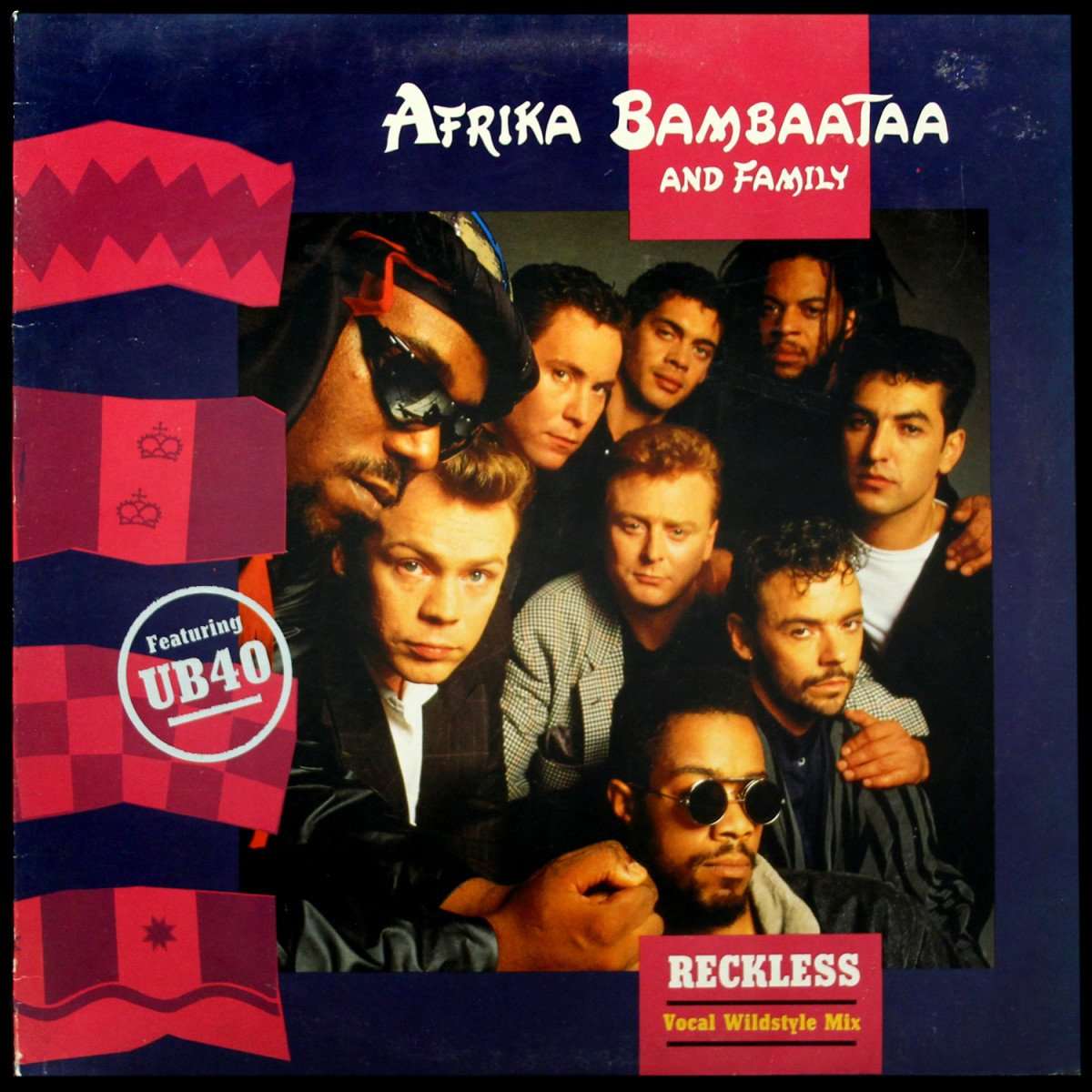 Afrika Bambaataa And Family / UB40 — Reckless (макси сингл)