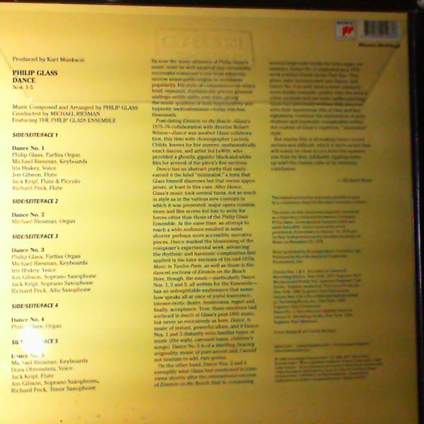 Glass Philip — Dance Nos. 1-5