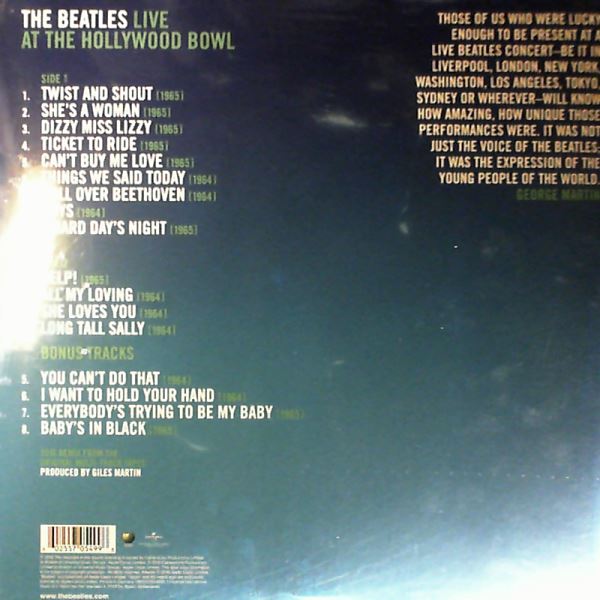 The Beatles — Live At The Hollywood Bowl