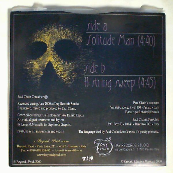 Chain Paul (ex- Death SS) — Solitude man
