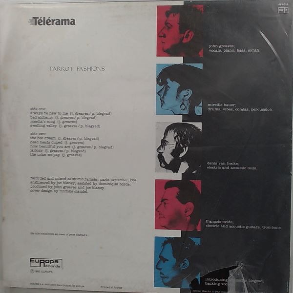 Greaves John (ex-Henry Cow) — Parrot Fashions