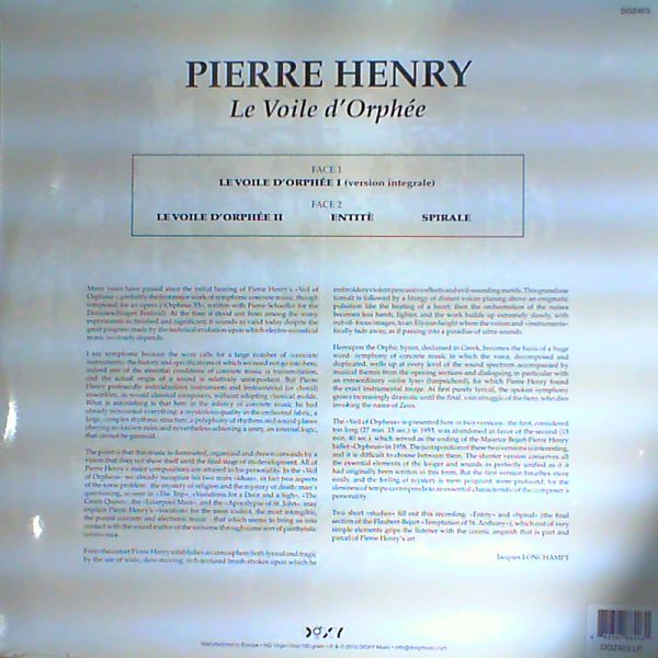 Henry Pierre — Le Voile d'Orphee