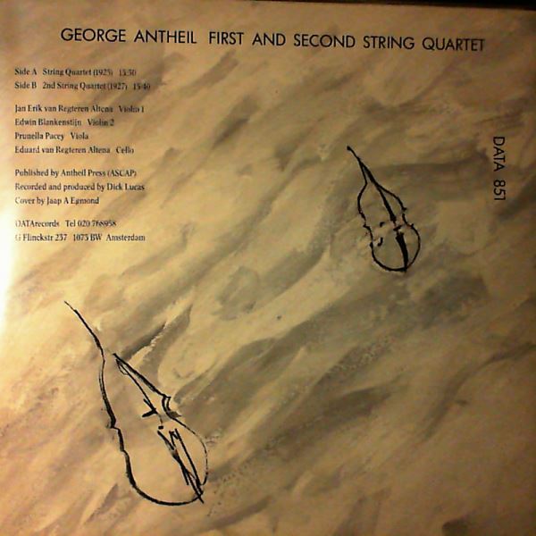 Mondriaan Kwartet, Antheil George — First And Second String Quartet