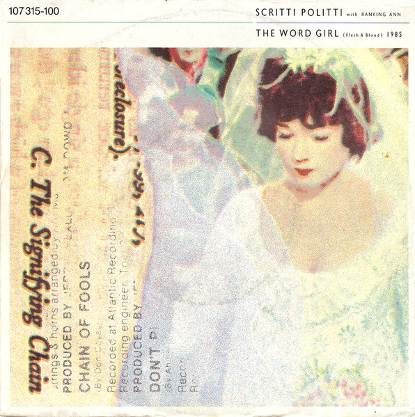 Scritti Politti With Ranking Ann — The Word Girl