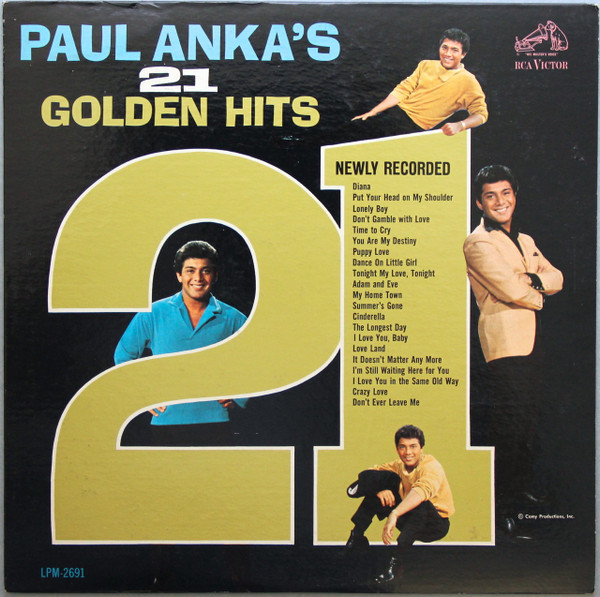 Paul Anka — Paul Anka's 21 Golden Hits