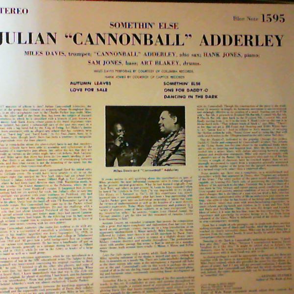Cannonball Adderley — Somethin' Else