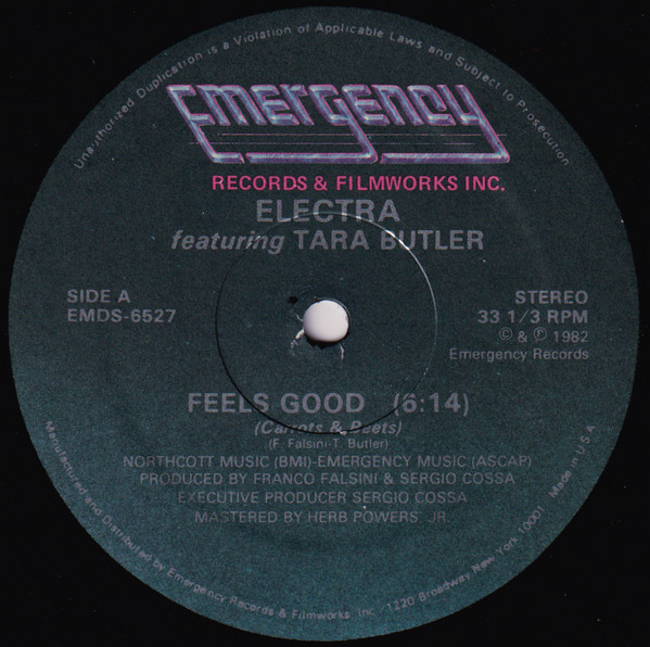 Electra (2) Featuring Tara Butler — Feels Good (Carrots & Beets)