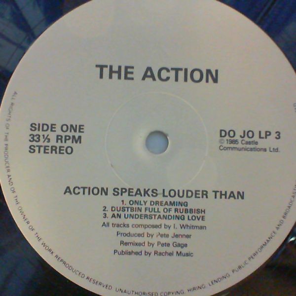Action (Whiteman Ian, King Alan. Powell Roger, Evans Mike - Mighty Baby, Habibiyya) — Action speak louder than