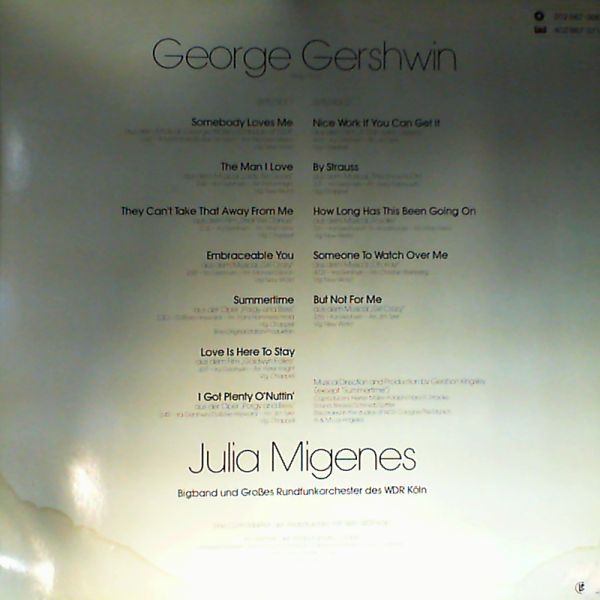Migenes Julia — Gershwin Love Songs