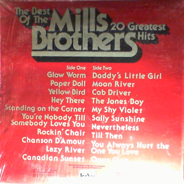 Mills Brothers — Best Of. 20 greatest Hits