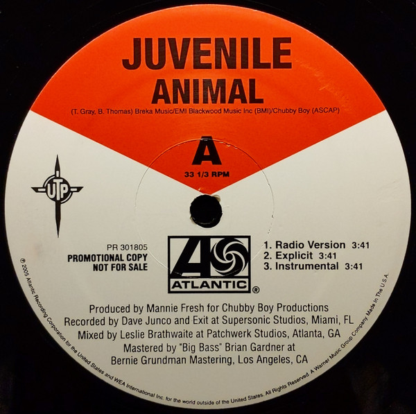 Juvenile — Animal / Holla Back