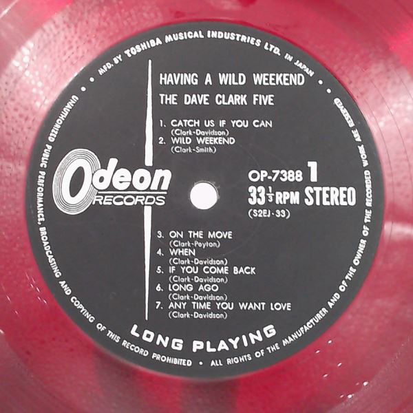Clark Dave Five — Having A Wild Weekend