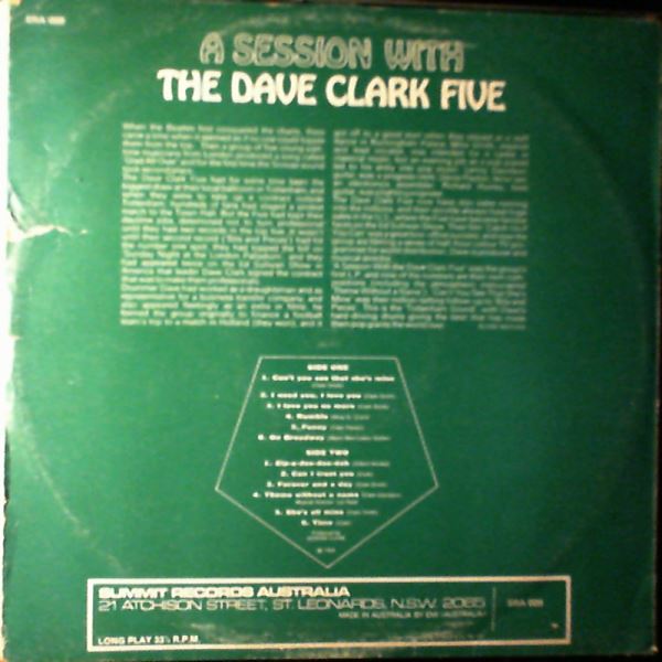 Clark Dave Five — Session With Clark Dave Five